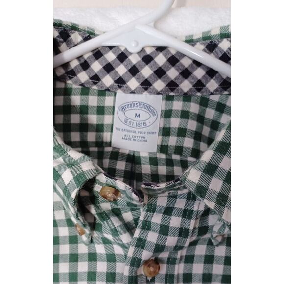 Brooks Brothers The Original Polo Shirt Button Long Sleeve 100% Cotton Men's Med - Picture 2 of 5